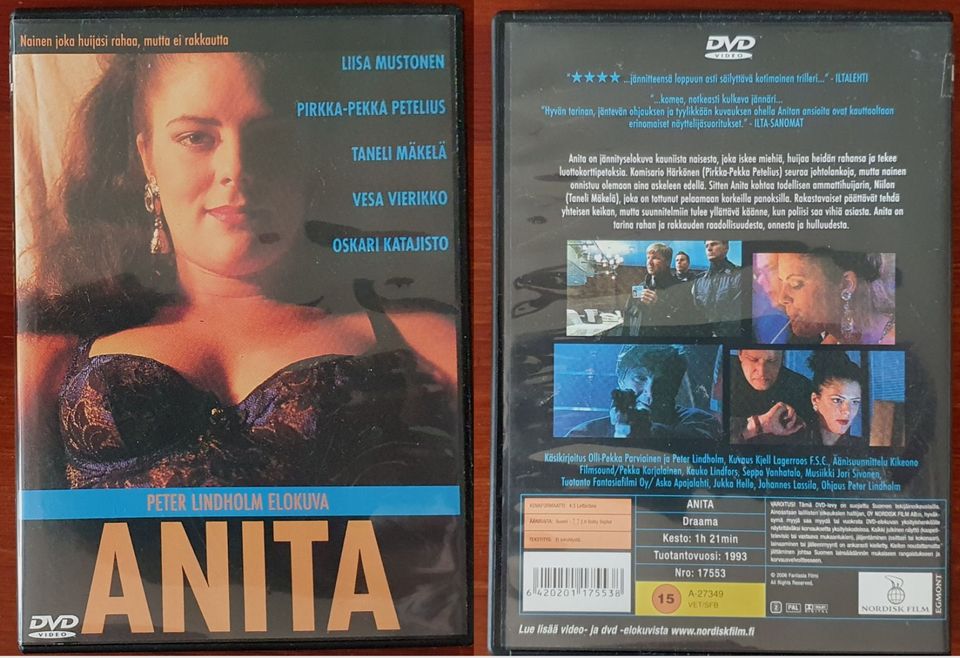 ANITA - DVD (Petelius, Vierikko, Liisa Mustonen)
