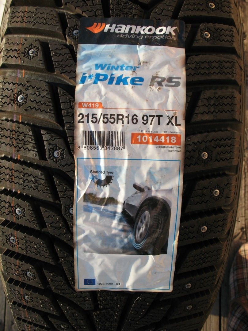 Hankook,Nastarengas 215/55R16 97T XL(käyttämätön)