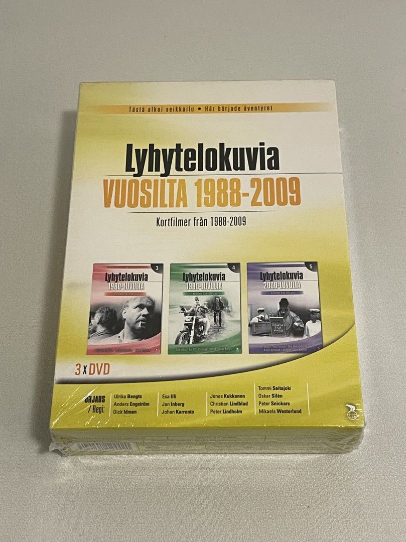 Lyhytelokuvia vuosilta 1988-2009 (DVD)