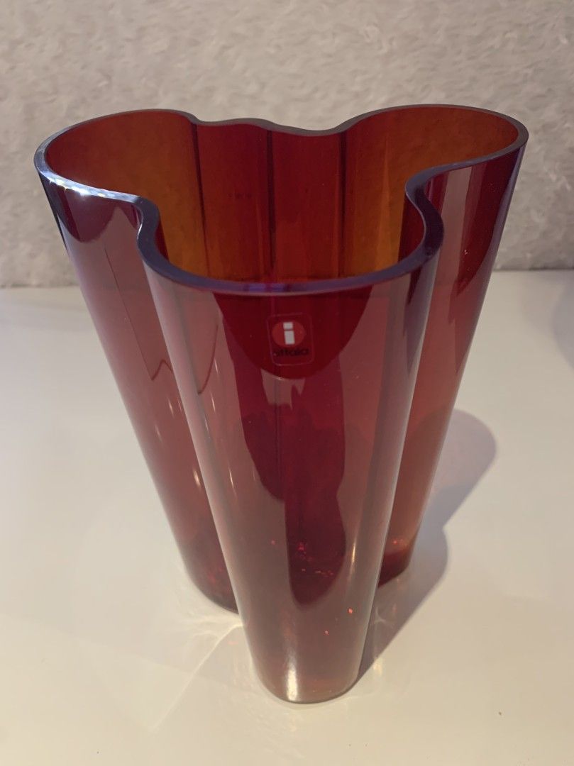 Aalto maljakko 251mm tulenpunainen/flaming red