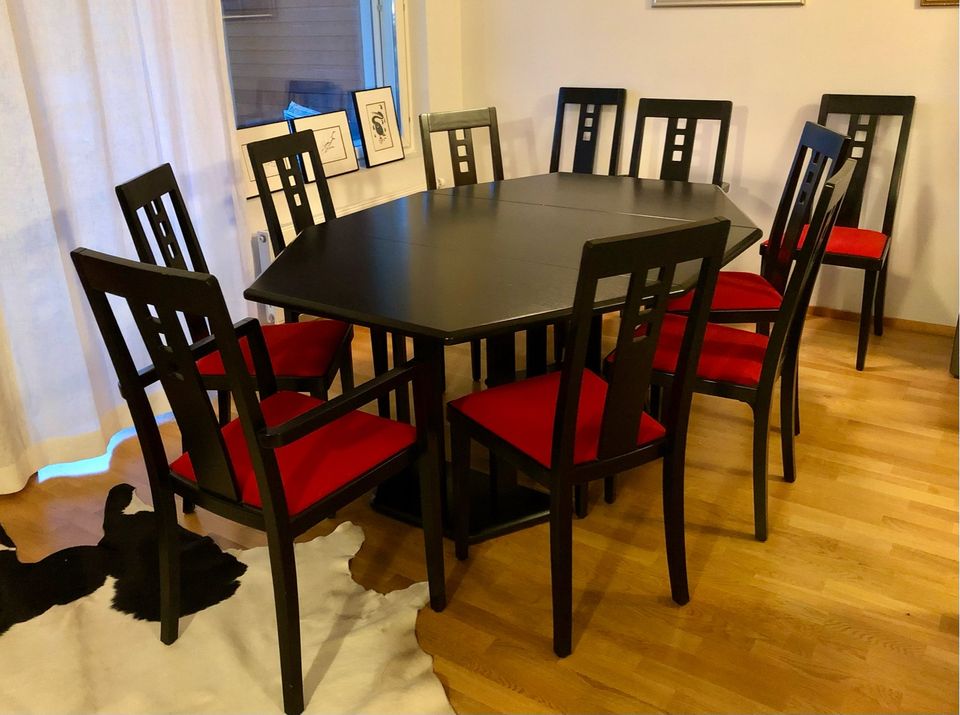 Thonet Ruokailuryhmä, pöytä, 10 tuolia