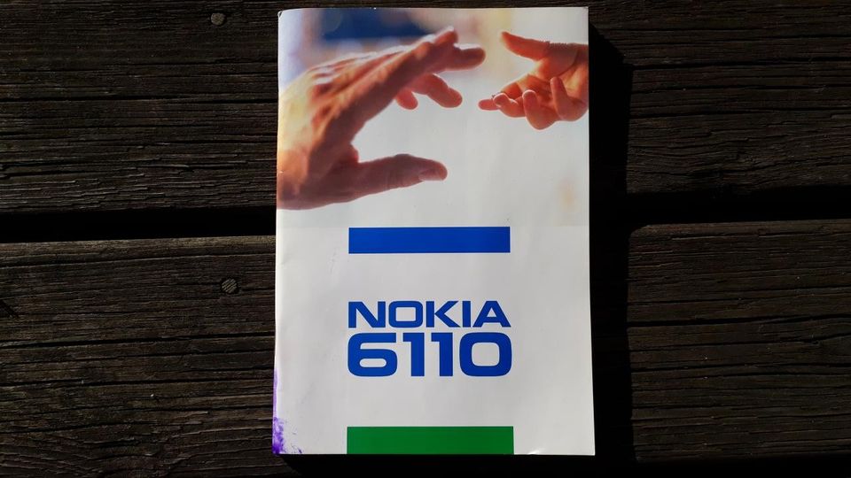 Ohjekirja Nokia 6110, 1998 Suomi