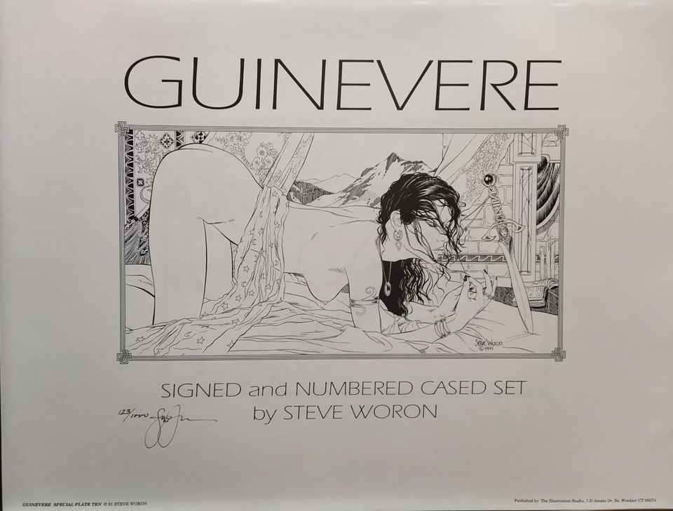 Lithograph 147 Steve Woron - Guinevere
