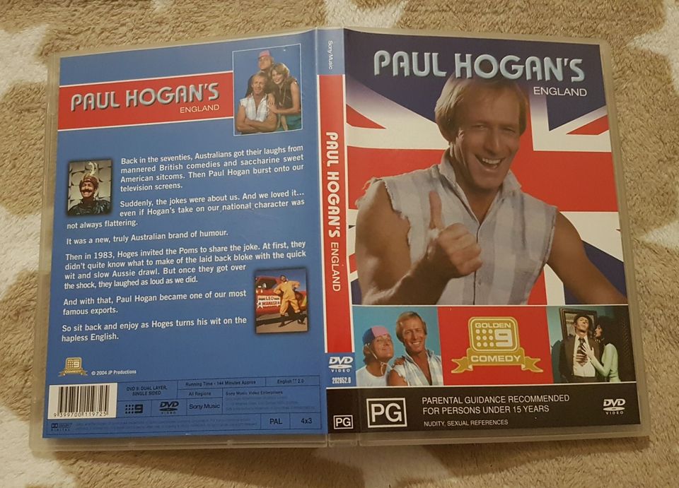 Paul Hogan's England DVD RARE