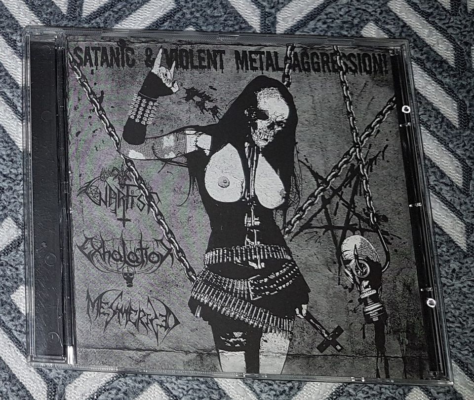 Warfist, Exhalation, Mesmerized - Satanic & Violent CD