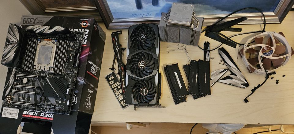 Prossujäähy ja vertical gpu holder