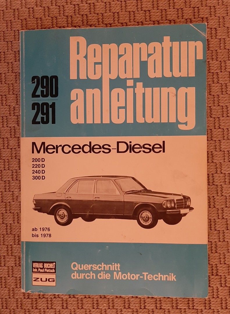 Korjausmanuaali Mercedes 1976 - 1978