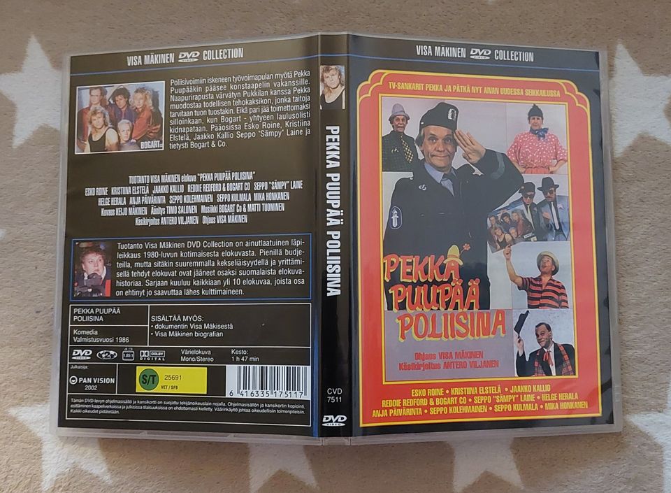 Pekka Puupää poliisina DVD