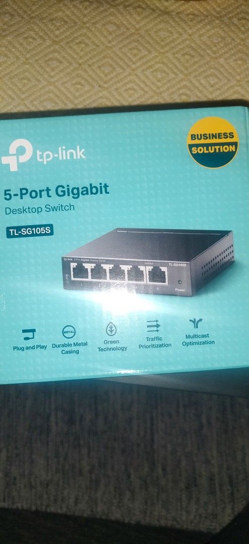 5-port gigabit TL-SG105S portti, jakaja