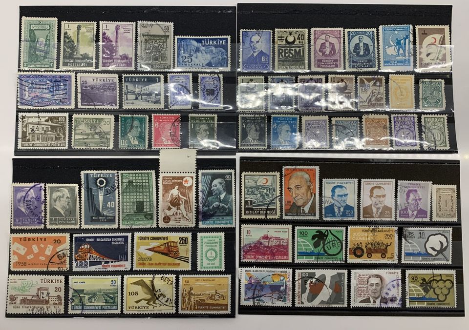 Turkki + Kreikka postimerkkejä 190kpl - erilaisia