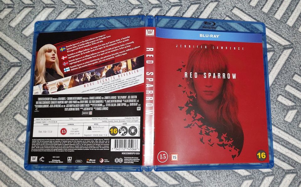 Red Sparrow bluray