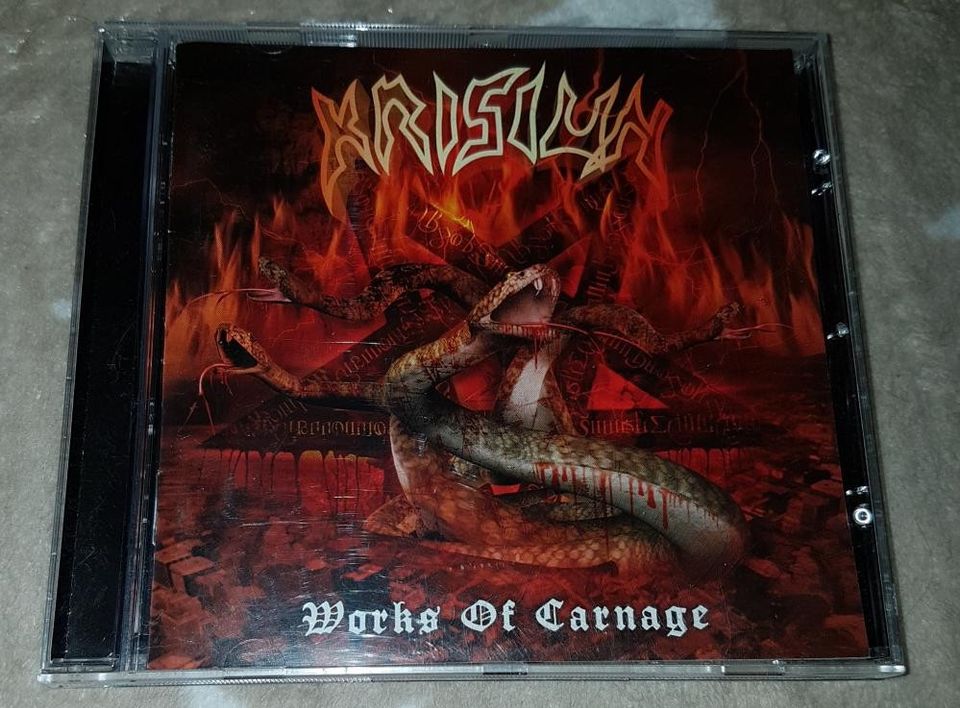 Krisiun - Works Of Carnage Ltd MUSTA CD