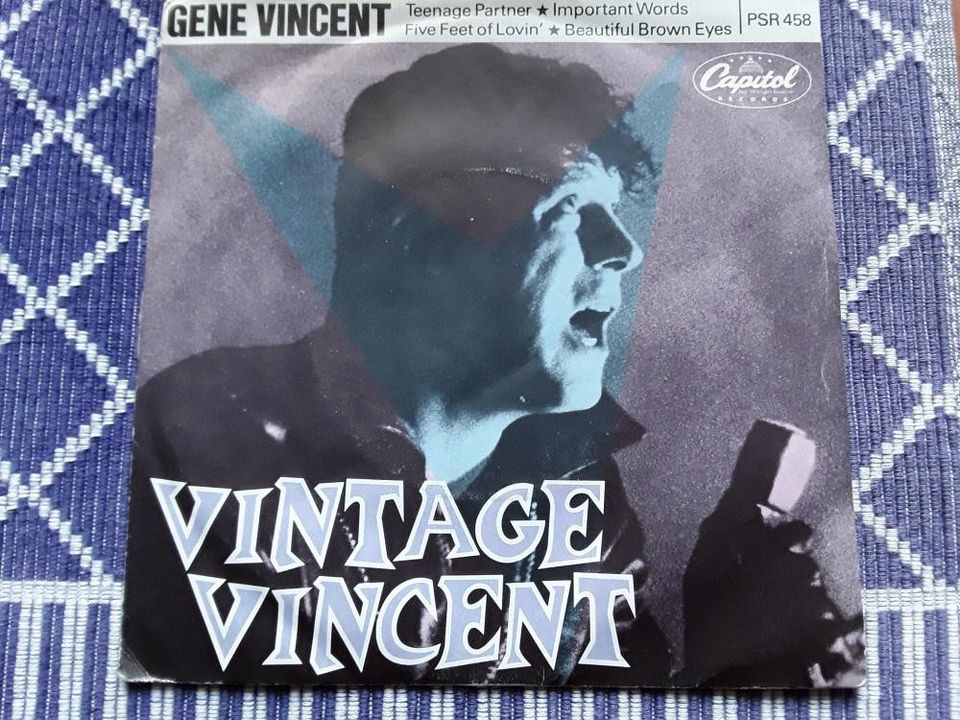 Gene Vincent 7" EP Vintage Vincent