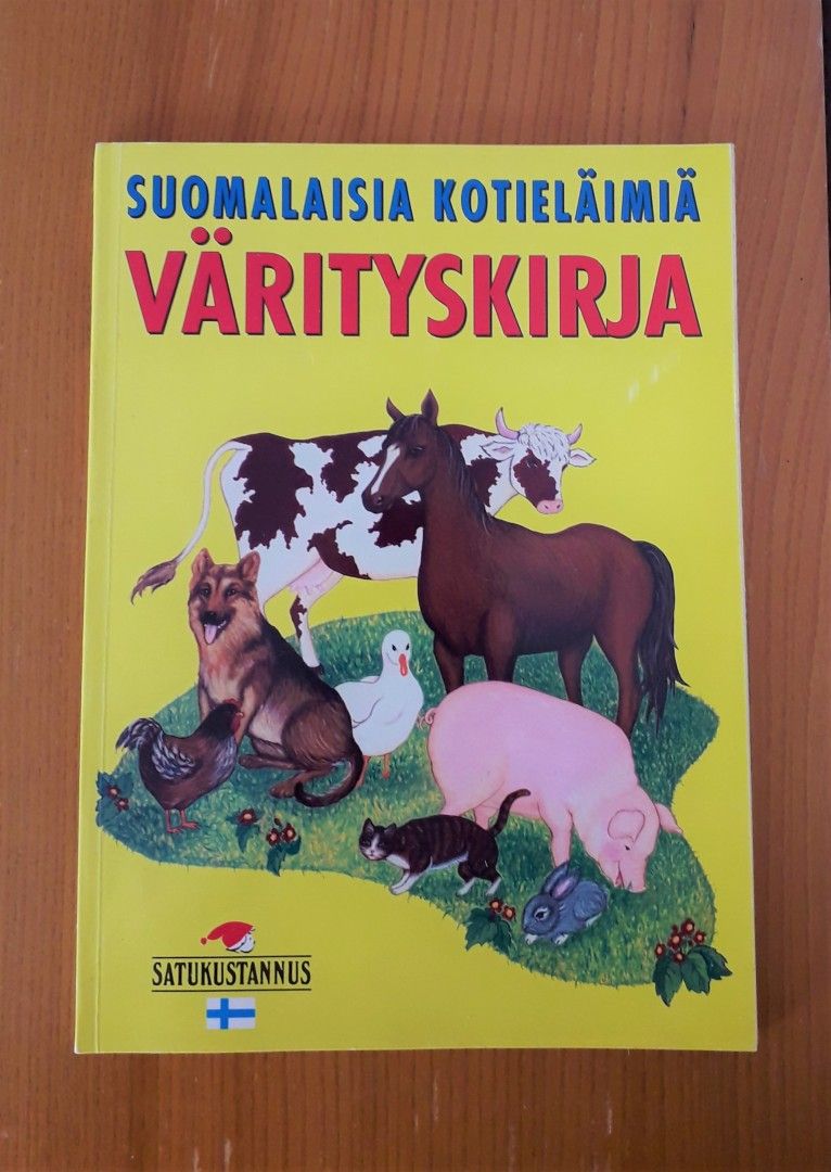 Värityskirja Suomalaisia kotieläimiä