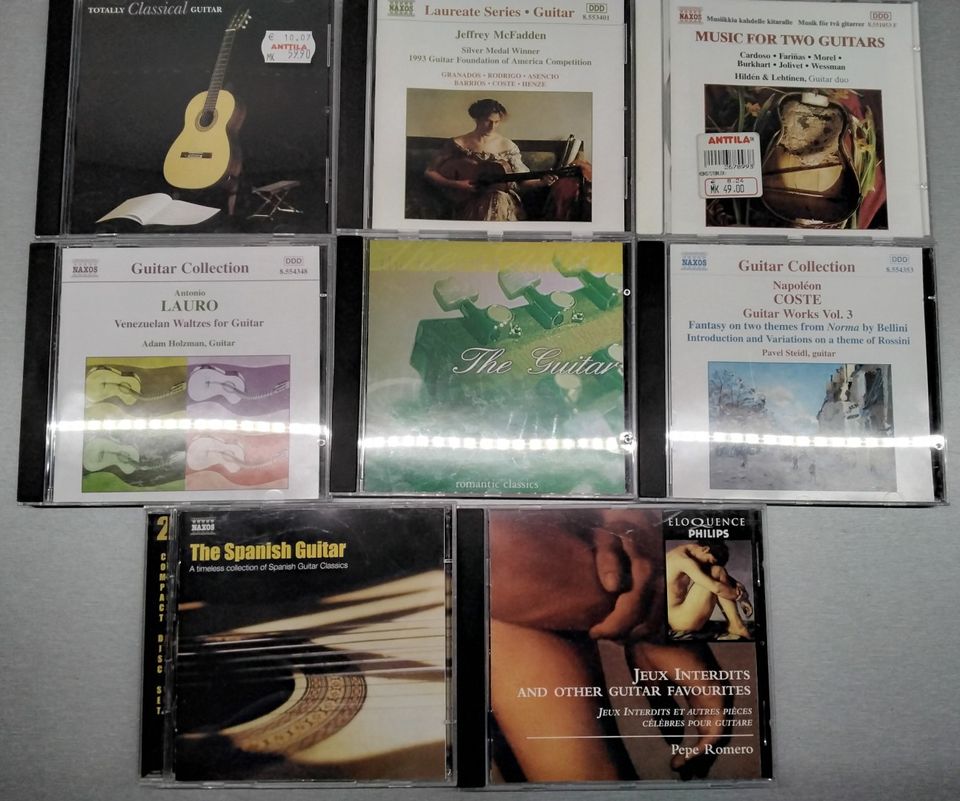 Klassista kitaramusiikkia / CD-levyt