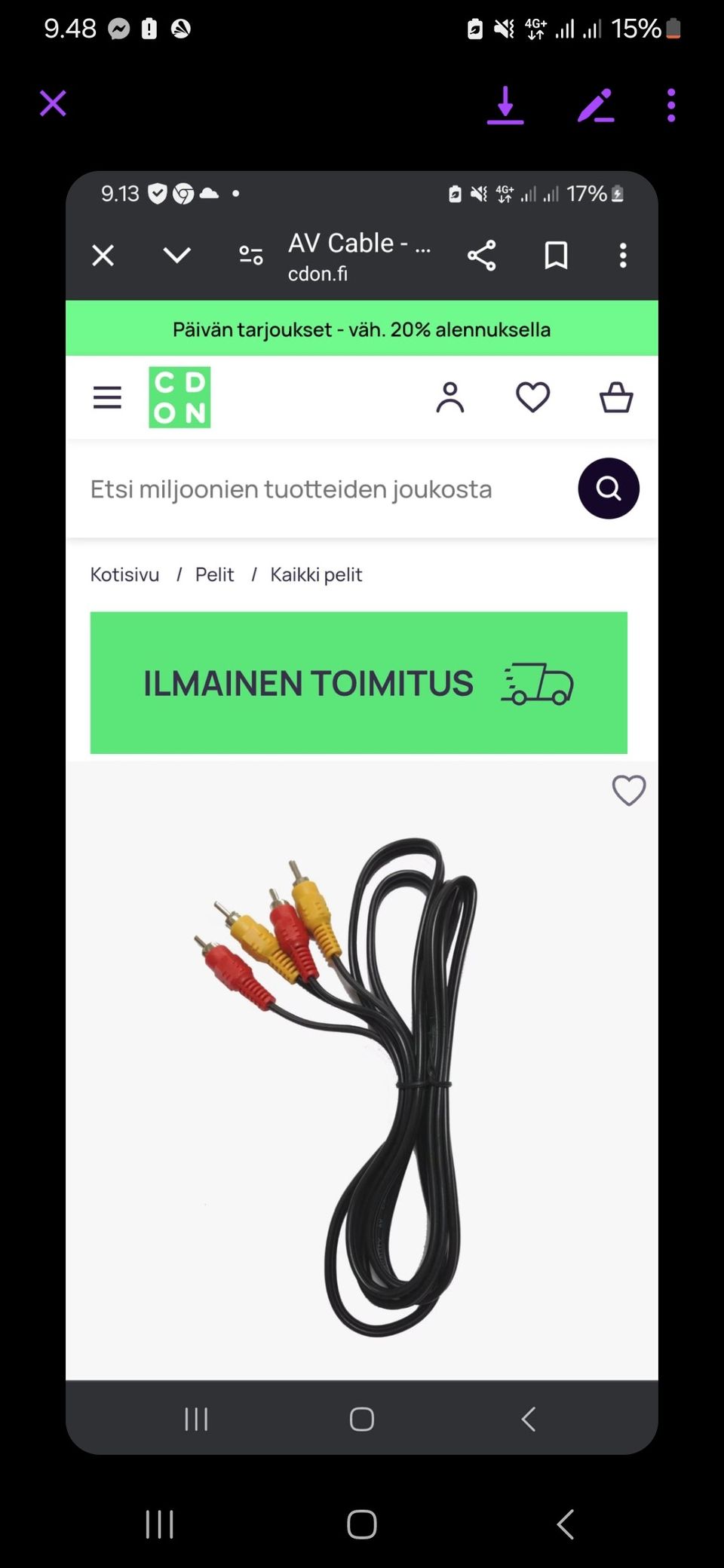 Ilmoituksen kuva