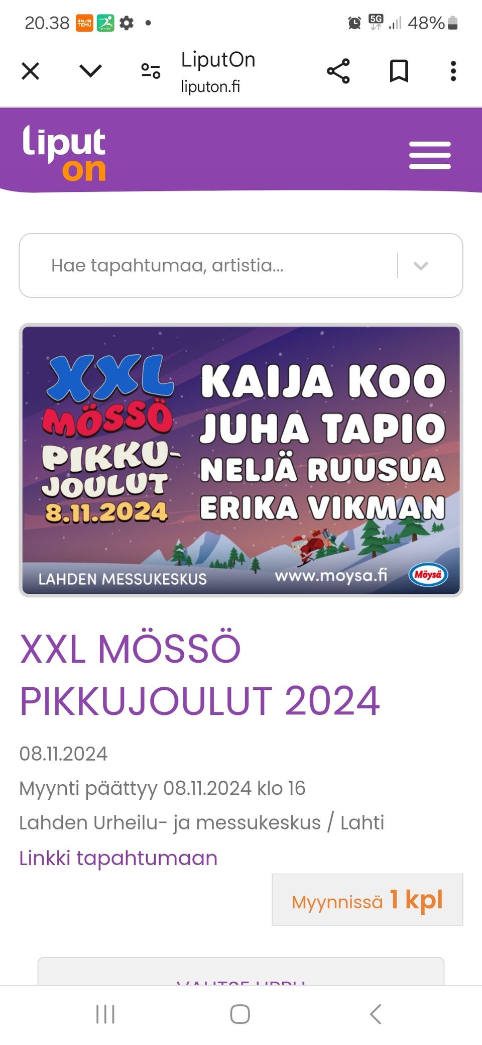 Ilmoituksen kuva