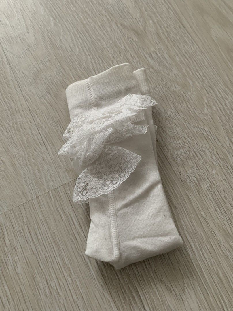 Valkoiset sukkahousut / juhlasukkahousut