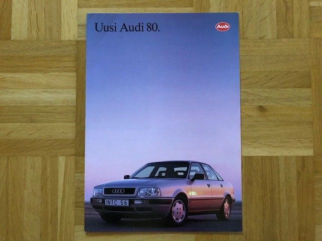 Esite Audi 80 B4 vuodelta 1991/1992 - VAG