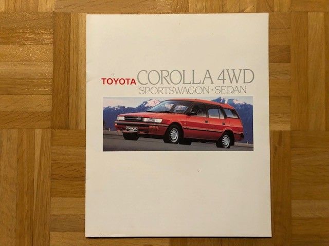 Esite Toyota Corolla 4WD 1988 Sportswagon Sedan
