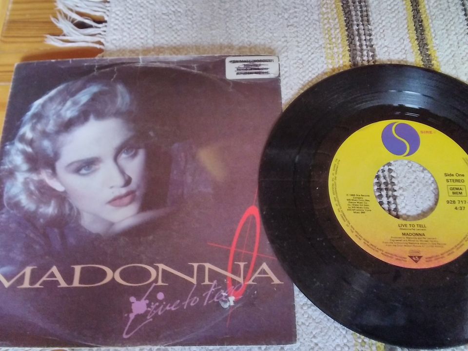Madonna 7" Live to tell / Live to tell (instr.)