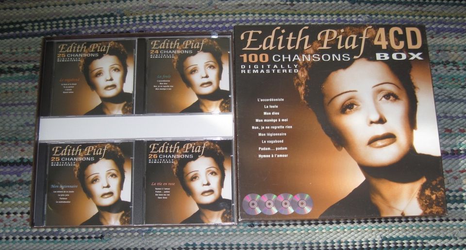 Edith Piaf 100 Chansons 4 cd boxi