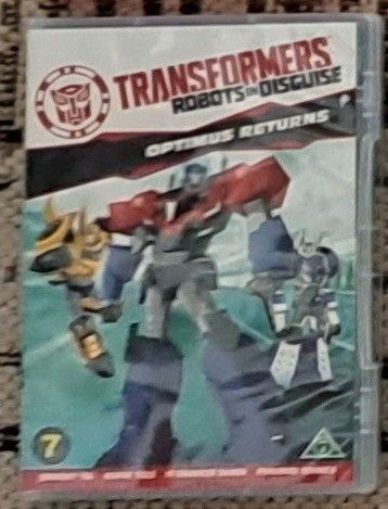 Transformers robots in disguise optimus returns dvd