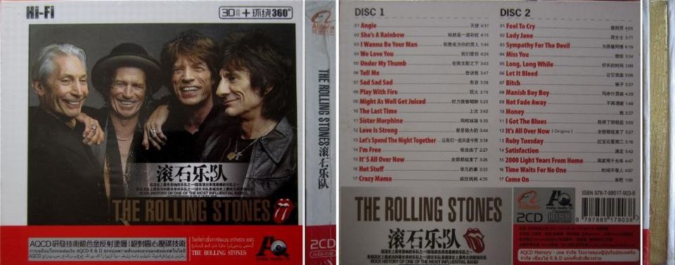 The ROLLING STONES: 2 CD set [Asian Edition Only]