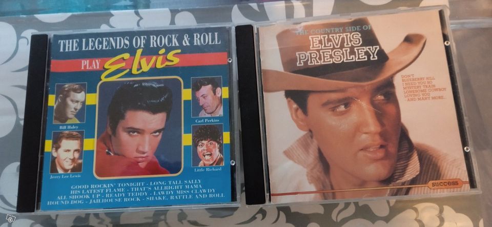 Elvis presley CD ja pari muuta cd:ta rock n roll CD alk. 1e