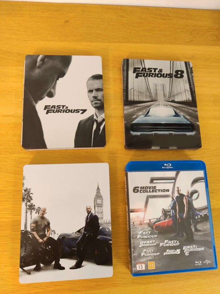 Fast & Furious 1-8 + Hobbs & Shaw (Blu-ray)