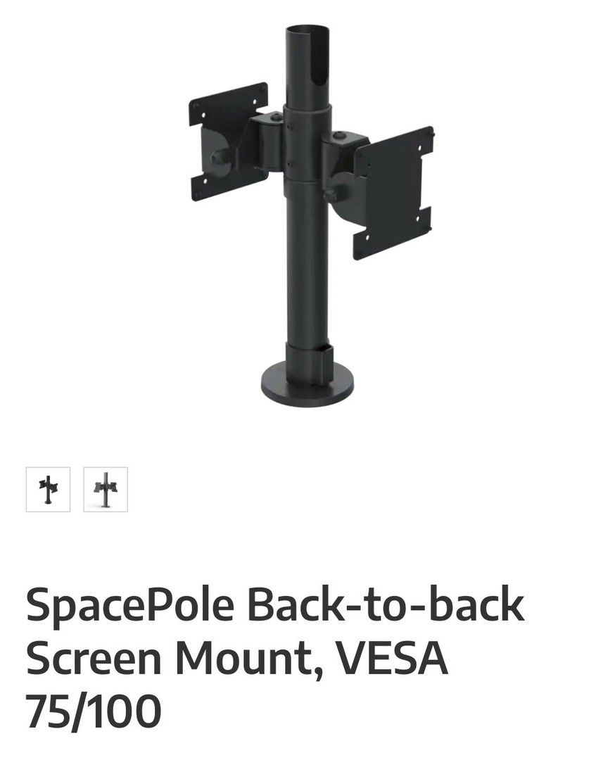 SpacePole Back-to-back Screen Vesa Mount