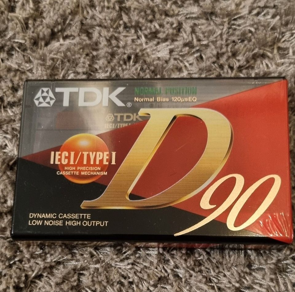 TDK D90 c kasetti uusi