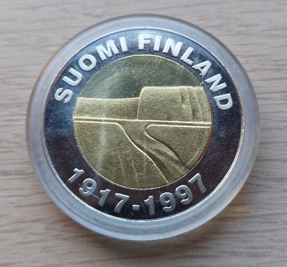 Juhlaraha Suomi 80 v 1917-1997, 25 markkaa