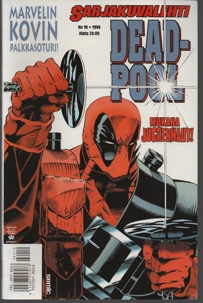 Sarjakuvalehti 10/1996 Deadpool - Juggernaut