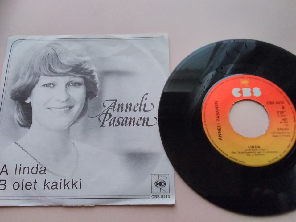 Anneli Pasanen 7" Linda / Olet kaikki