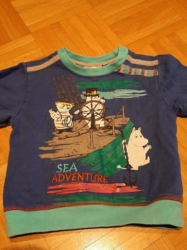 MOOMIN pitkähihainen paita koko 98 cm