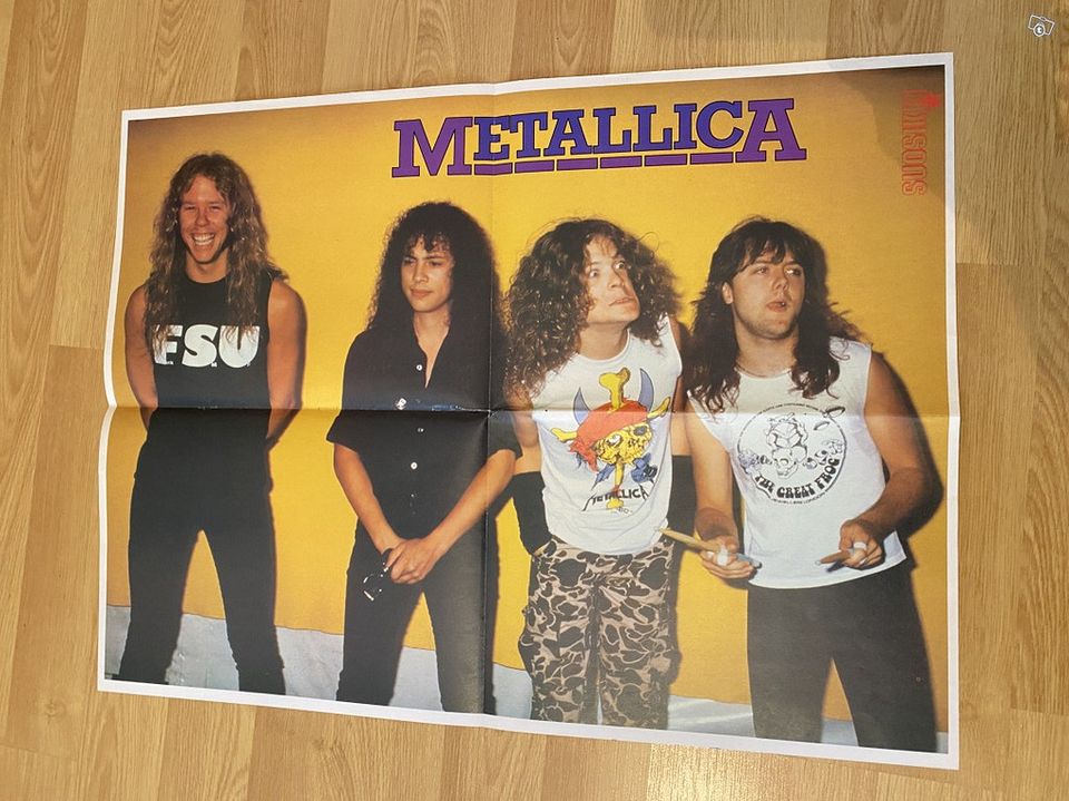 Metallica U.D.O. Wolfsbane Death juliste