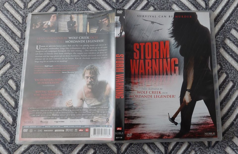 Storm warning, myrskyvaroitus DVD