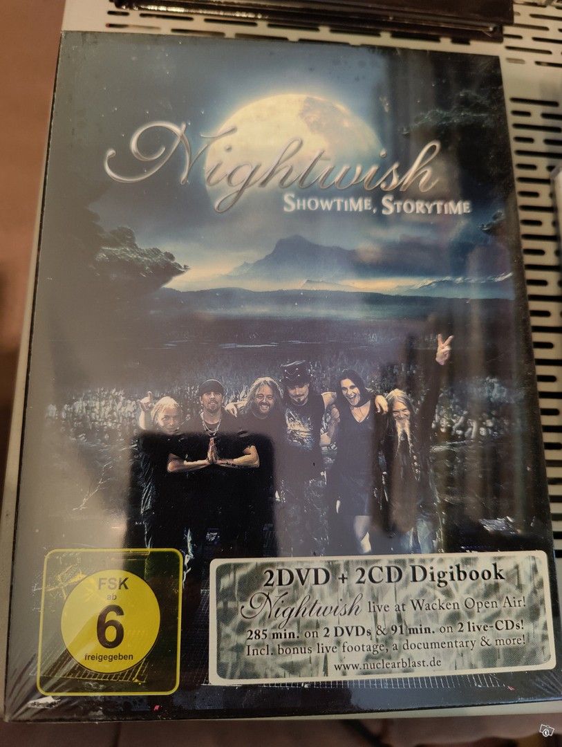 Nightwish Showtime storytime 4disc digibook