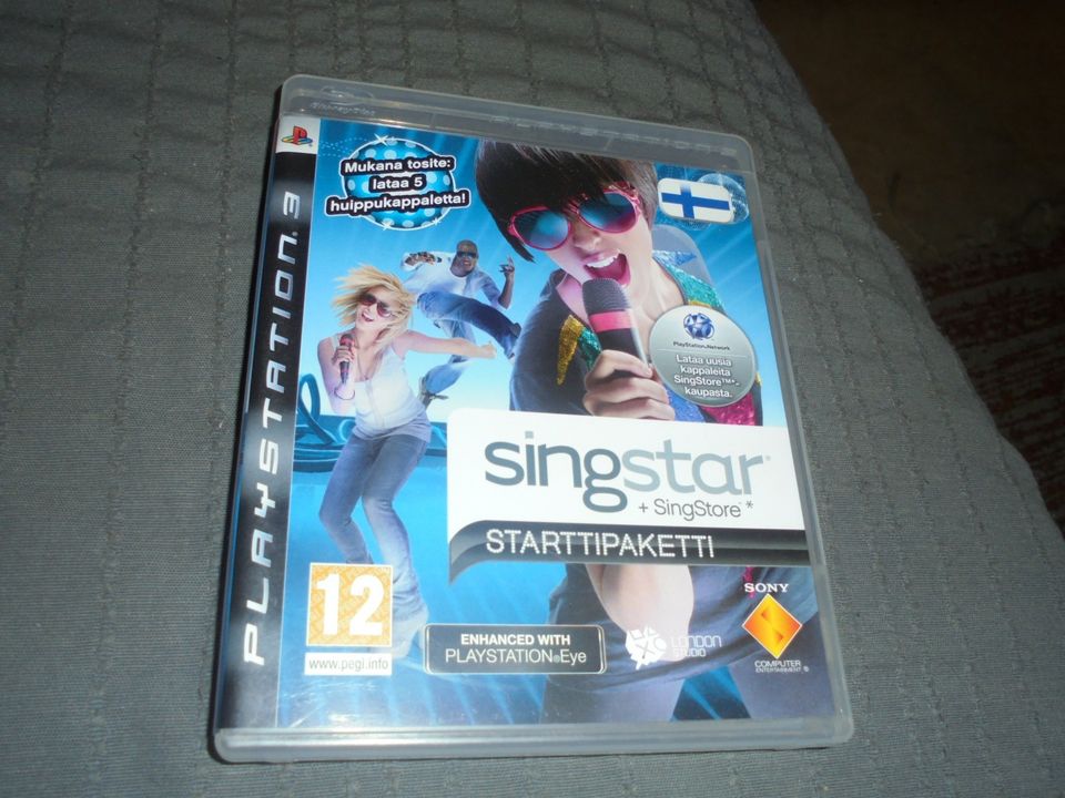 PS 3 peli Singstar + singstor starttipaketti
