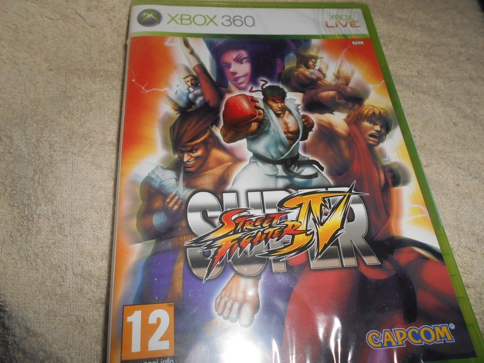 XBOX 360 peli Super Street Fighter IV