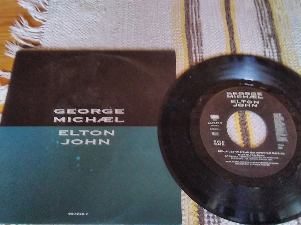 George Michael & Elton John 7" Single