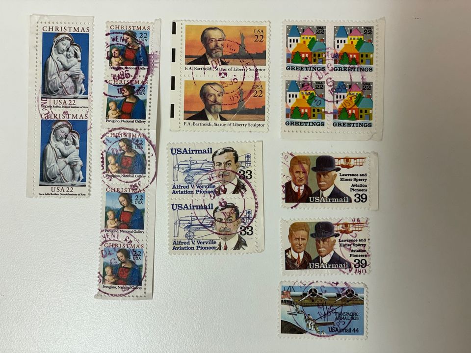 USA postimerkkejä (1980-luku)