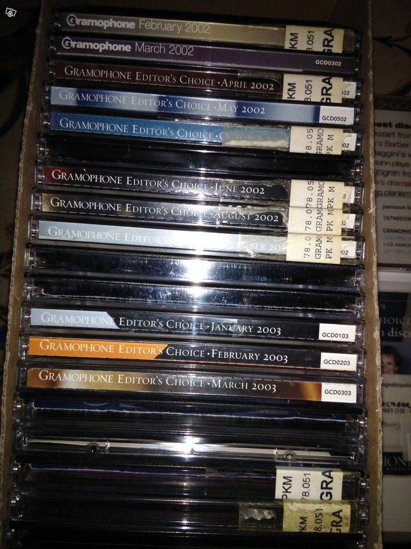 Gramophone-lehden CD-levyjä 2002-2003