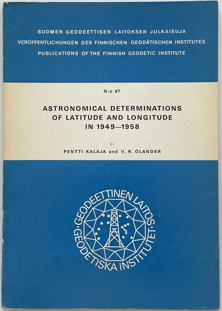 Astronomical determinations Of latitude longitude