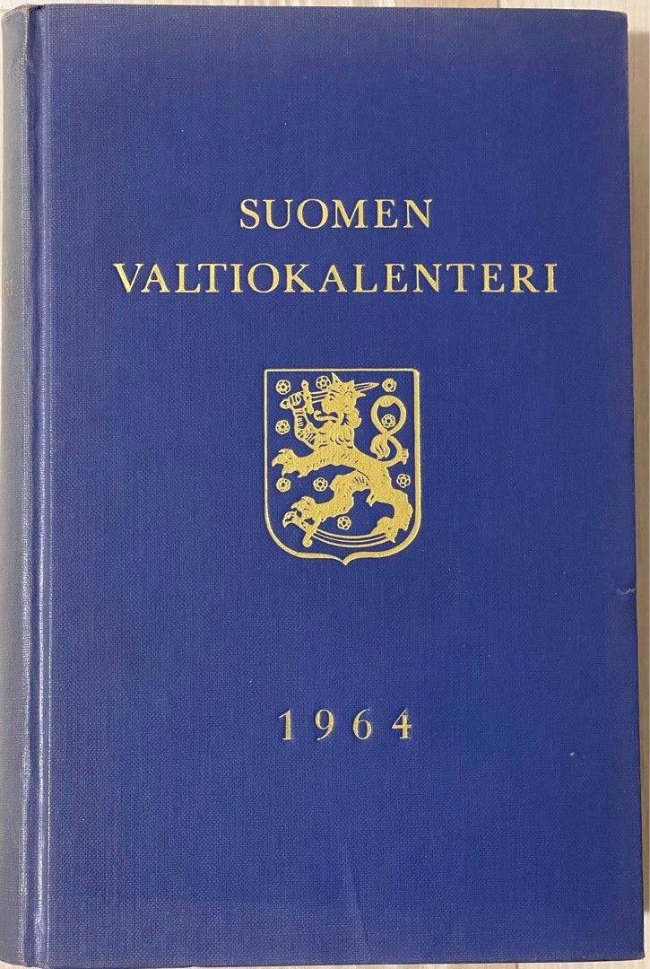 Suomen valtiokalenteri 1964 - Helsingin yliopisto
