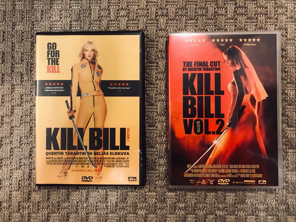 Kill Bill DVD elokuvat