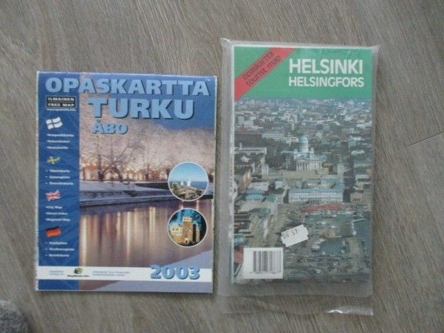 Opaskartat Helsinki ja Turku