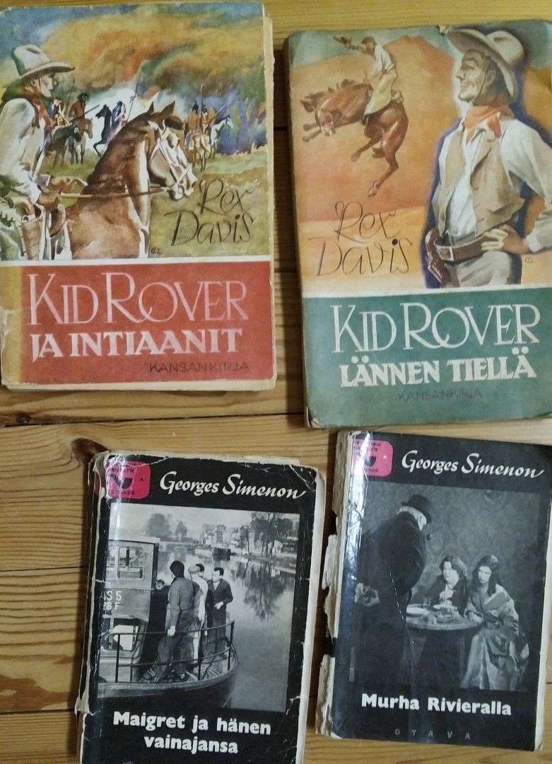 Rover ja Maigret kirjoja