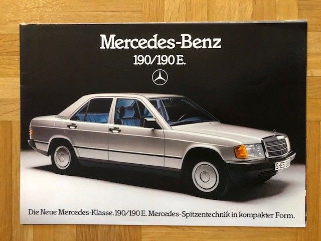 Esite Mercedes W201 190 ja 190 E 1983